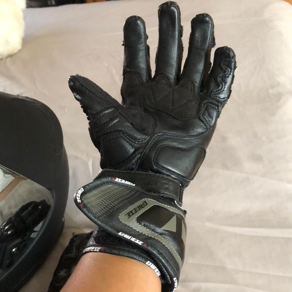 Leather motorcycle gloves - Picture 8 of 8
